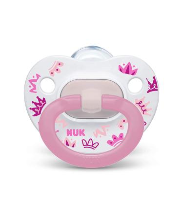 NUK Orthodontic Pacifiers for Girls 18-36 Months - Pack of 2 - Buy Online on GoSupps.com