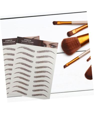 DOITOOL 9 sheets Temporary Transfers Eyebrows Eyebrow Tattoos Transfer False Sticker Artificial Shaping - Buy Online on GoSupps.com