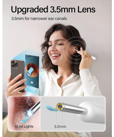 BEBIRD Ear Camera 1080P HD Endoscope Ear Wax Remover Tool | 6 LED Lights, iPhone & Android Compatible | For Kids & Adults - Buy Online on GoSupps.com