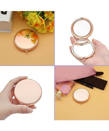Jielahua Rose Gold Compact Mirror - Doctor Appreciation & Graduation Gift - Buy Online on GoSupps.com