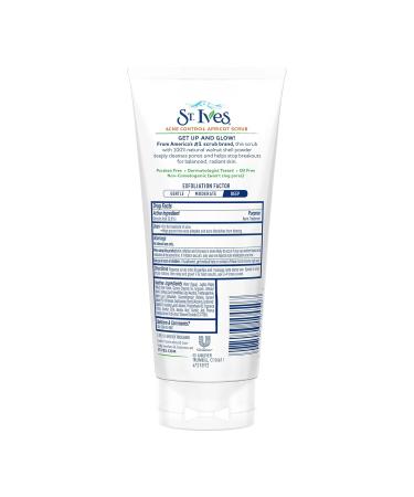 St. Ives Naturally Clear Apricot Scrub - Blemish Control 6 oz (Pack of 5) | International Shipping Available - Buy Online on GoSupps.com