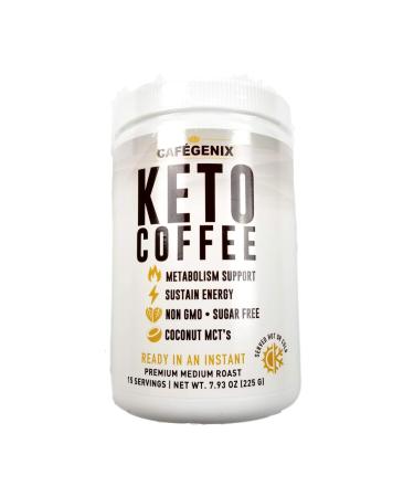 KETO COFFEE Bullet-Proof Instant Coffee 7.93 Ounce (Pack of 1)