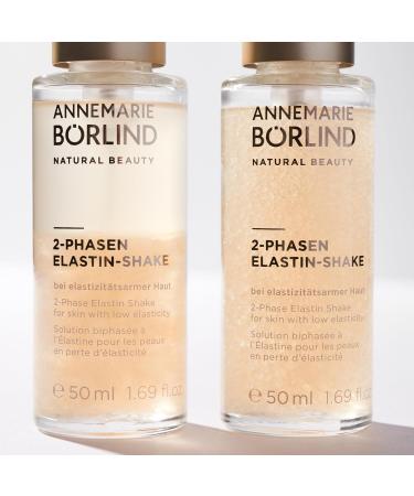  ANNEMARIE B RLIND ANNEMARIE B RLIND SHAKE ELASTINE SHAKE 2 phases (50 ml) + free system for absolutely smoothing eye cream Activates the skin's natural elastin production gives the skin a golden glow  - Buy Online on GoSupps.com