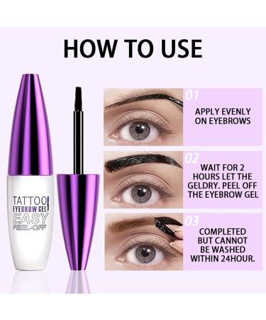  Generisch Peelable Brow Gel for eyebrows - Anti-frizz gel with peel-off technology - Instant definition and natural look - Perfect for weddings - Buy Online on GoSupps.com