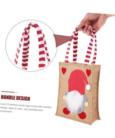 Alipis Christmas Bag Christmas Burlap Bags Xmas Handbag Christmas Bags Drawstring Bag Shopping 1 count (Pack of 1) Picture 3 - Buy Online on GoSupps.com