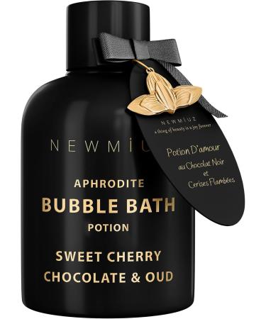 Premium Bubble Bath for Couples - Long Lasting Foaming Bubbles | Romantic Love Cherry Chocolate & Oud - Relaxing Stress Relief Spa Gift - Buy Online on GoSupps.com