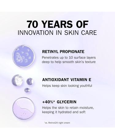 Olay Retinol 24 MAX Night Cream Face Moisturiser Skincare with Antioxidant Vitamin E 40% Glycerin Overnight Anti Aging Skin Care: Smooths Renews and Hydrates 50ml (vs Retinol24 Night Cream) Olay Retinol MAX Night Cream 50ml - Buy Online on GoSupps.com