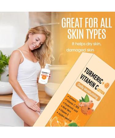 Moisturiser for Dry Skin - Vitamin C Body Lotion - Body Moisturiser for Whole Body Back Leg Hand - Body Cream for Women&Men - Body Moisturiser for Dry Skin - Face Moisturiser 150ml - Buy Online on GoSupps.com