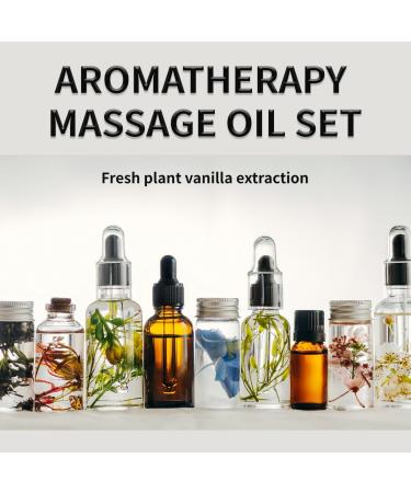 Massage Oils for Date Night Kit | Aromatherapy Sensual Oils for Couples | 6 Flower & Plant Essence Essential Oils (10ml per bottle - Buy Online on GoSupps.com