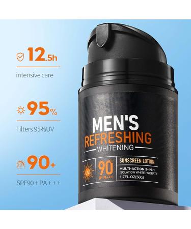 Trendyfave SPF 90 Sun Screen Lotion Sun Cream For High Sun Protection SPF 90 Face Moisturiser Waterproof Sunscreen Against UVA & UVB Aftersun Lotion For Daily Use Travel Anti-Dark Spots 1 - Buy Online on GoSupps.com