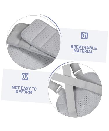 Buy Universal Arm Sling for Shoulder Injury - Breathable Forearm Sling Brace & Support - Light Grey Immobilizer for Comfortable Healing - Buy Online on GoSupps.com