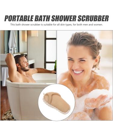 FOMIYES Bath Back Shower Scrubber - Exfoliating Loofah Sponge & Funny Slipper Shaped Body Washing Pad | Best Bathroom Accessories for Deep Cleansing - Buy Online on GoSupps.com