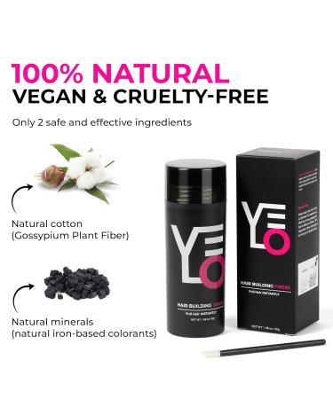 VELO Hair Building Fibers for Thinning Hair - Dark Brown 30g | Instant Volume & Fuller Look for Men & Women - Conceals Hair Loss Long Lasting Solution - Buy Online on GoSupps.com