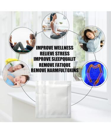 10 Pairs Detox Foot Pads for Deep Cleansing & Stress Relief - Original Detoxification Paving for Better Sleep | 20PCs - Buy Online on GoSupps.com