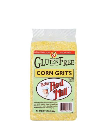 Bob's Red Mill Gluten Free Corn Grits Polenta 24 Oz - Pack of 4 | 6 Pound Total - Buy Online on GoSupps.com