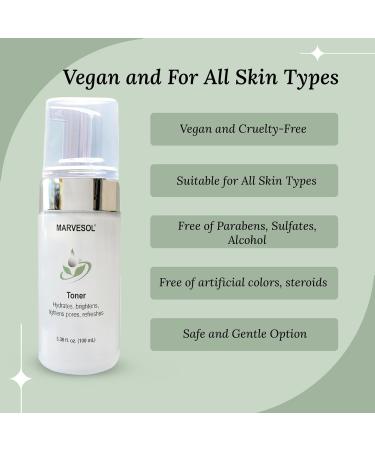 Alcohol Free Hydrating Face Toner for Rosacea | Vegan Aloe Vera Toner | Cleanse & Tighten Pores | Paraben & Sulfate Free - All Skin Types - Buy Online on GoSupps.com