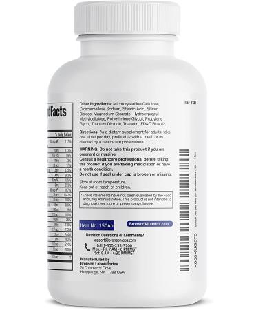 Bronson ONE Daily Menâ€™s 50+ Multivitamin & Multimineral - 180 Tablets - Buy Online on GoSupps.com