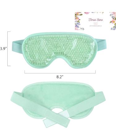 Temas Cooling Eye Mask for Puffy Eyes Reusable Hot Cold Therapy Gel Cold Eye Mask for Migraine Headache Dark Circles Dry Eyes Swollen Eyes Sinus Pain - Blue Green and Purple (Light Purple) - Buy Online on GoSupps.com