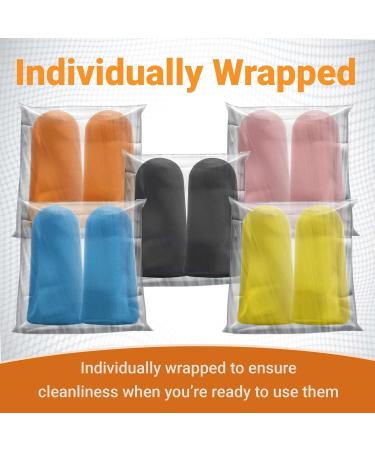 Individually Wrapped Soft Foam Earplugs - 30 Pairs Highest NRR 33dB - Comfortable Non-Toxic Ear Plugs for Sleeping Snoring Concerts Studying & Travel - Orange Color - Buy Online on GoSupps.com