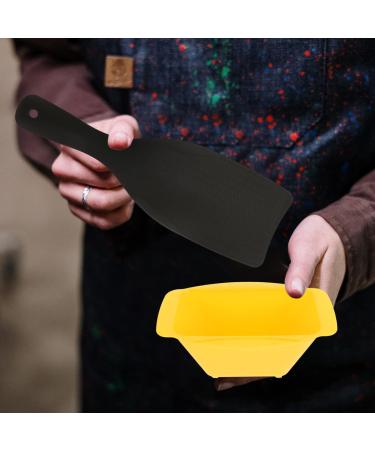 Beaupretty 1 Set Hair Coloring Tools Dying Paddle Hair Color Board Hair Dyeing Bowl Hair Dye Coloring Kit Hair Dye Mixing Bowl Hairstylist Accessories Barber High Gloss Board Highlight Abs Yellow - Buy Online on GoSupps.com