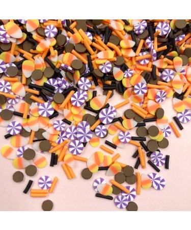 NIANTU1124 100g Corn Ice Cream Candy Slices Polymer Clay Sprinkles for Crafs DIY Making Nail Art Decoration Plastic klei Mud Accessories Gift (Color : Halloween Mix) - Buy Online on GoSupps.com