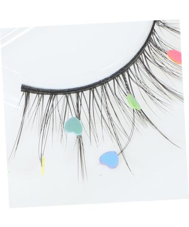 FOMIYES 15 Pairs Sequin False Eyelashes Fake Lashes Flower False Eyelashes Fake Eyelashes False Lashes Pride Outfit Color Lashes Lashes with Girl Eyelash Butterflies Sequins Eyelashes Miss - Buy Online on GoSupps.com
