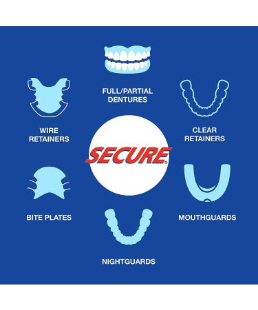 Secure Denture Cleansing Tablets - 32 Tabs | Effective & Gentle Cleaning - Buy Online on GoSupps.com