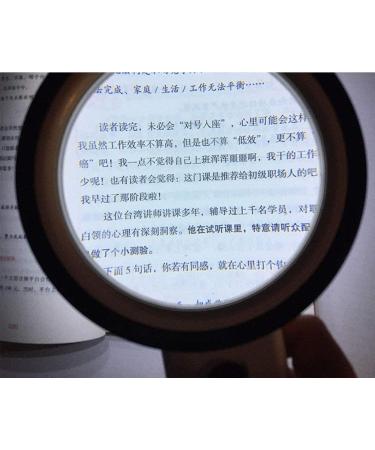 Professional ES Vision aids 30 Times Portable Light 100mm Large Optical Lens High-Definition Lightweight for Viewing Books Newspapers Stationery Full of Stars - Buy Online on GoSupps.com