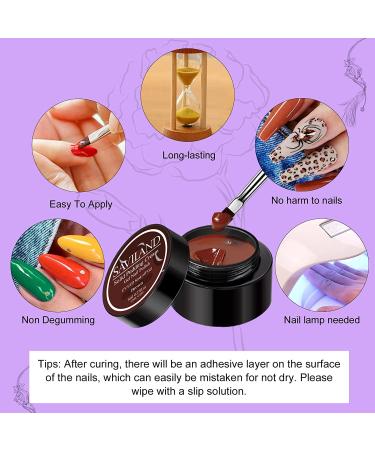 Saviland 12 Colors Solid Cream Nail Gel Polish Kit with 15pcs Nail Brushes - Nail Art Set for Professional Nail Paint Designs - Buy Online on GoSupps.com