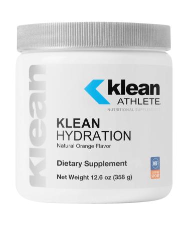Klean ATHLETE Klean Hydration | Electrolyte Replacement Formula to Hydrate Maintain Electrolyte Balance and Rehydrate During Physical Activity | 12.6 Ounces | Natural Orange Flavor