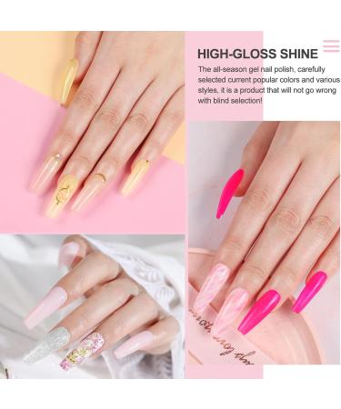 COSCELIA Acrylic Nail Powder Set with Nail Decoration Powder Rainbow Colors and Nude Colors Acrylic Powder Professional Starter Kit Gift for Women Home and Salon Use Nail Art Design - Buy Online on GoSupps.com