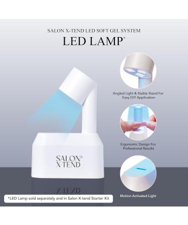 KISS Salon X-tend Press On Nails Nail Glue included Keep It light White Short size Oval shape 34 Ct. - Buy Online on GoSupps.com