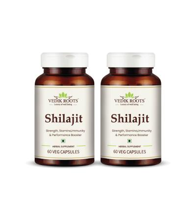 Green Gold Pharmaceuticals Shilajit Capsules for Men and Women Pure & Natural 450mg 120