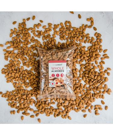 NKD Living Whole Almonds 1kg from Spain - Buy Online on GoSupps.com