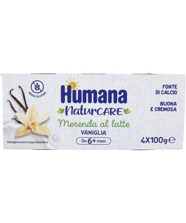 HUMANA VANILLA SNACK 4 JARS OF 100 G - Buy Online on GoSupps.com