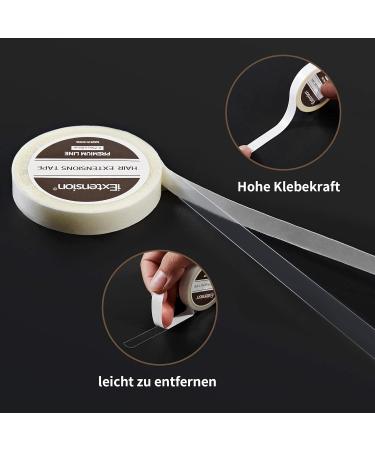 Premium Double-Sided Tape for Tape-In Extensions & Lace Front Wigs | IEXTension Skin Weft Adhesive Strips - Buy Online on GoSupps.com