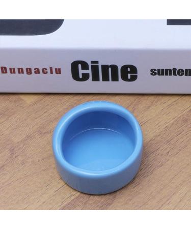 Guinea Food Bowl Hamster Feeding Bowls Pet Ceramic Food Bowls for Small Animal Rodents Gerbil Hamster Food Bowl Blue - Buy Online on GoSupps.com