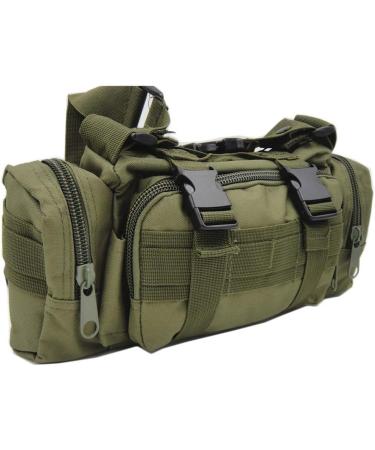 FAMI Tactical Waist Pack Small Sling Hand Carry Bag - Green - Buy Online on GoSupps.com