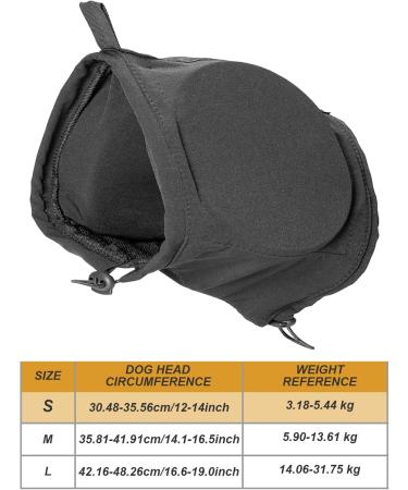 UNICOCO Dog Ear Protection: Noise-Reducing Earmuffs & Snood Comfort for Small Dogs - Buy Online on GoSupps.com