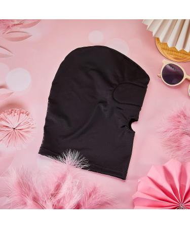 3 Pcs Full Cover Zentai Hood Masks with Mouth Hole, Elastic Face Mask with Thick Sponge Cushion, Black - Buy Online on GoSupps.com