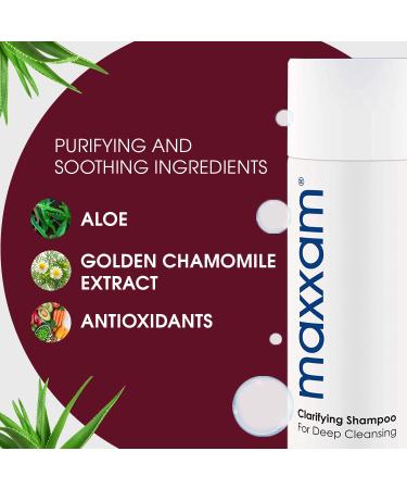 Maxxam Clarifying Shampoo for Color Treated Hair - Deep Cleansing with Oat Peptides | 10 Fl Oz - Shop Internationally - Buy Online on GoSupps.com