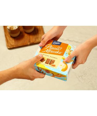 E.Wedel Salted Caramel Marshmallow in Milk Chocolate 340g - Ptasie Mleczko | Buy Now - Buy Online on GoSupps.com