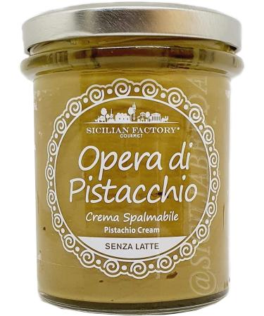 Sicilia Bedda - Pistachio cream 220 g with Modica IGP chocolate with pistachio Gr. 100 - Gluten Free Latex Free and Vegan Products (3 creams with 1 Chocolate) - Buy Online on GoSupps.com