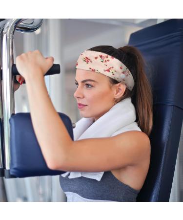 SHUNMEILO 7pcs Buttoned Mask Headbands for Women and Teen Girls - Floral Turban Yoga Head Wraps - Buy Online on GoSupps.com