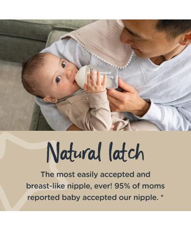 Tommee Tippee Closer to Nature 5oz Baby Bottles - Extra Slow Flow Breast-Like Nipple, Anti-Colic Valve (4 Pack) - Buy Online on GoSupps.com