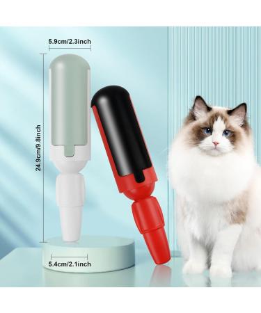 Reusable Pet Hair Remover Roller Washable Hair Remover Brush Pet Hair Removal Tool Device for Cat Dog Furniture Carpet Sofa Clothes (Green-2Pcs) - Buy Online on GoSupps.com