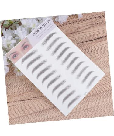 Housoutil 2pcs 3d Eyebrow Stickers Natural Eyebrow Stickers Imitation Eyebrow Tool Eyebrow Trimming 6d - Buy Online on GoSupps.com