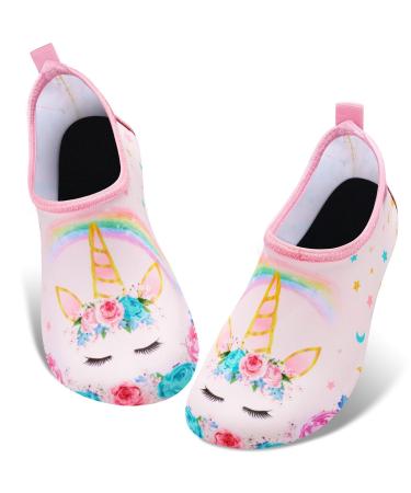 WAWSAM Children's Beach Shoes Girls Swimming Shoes Aqua Shoes 28/29 EU Pink U