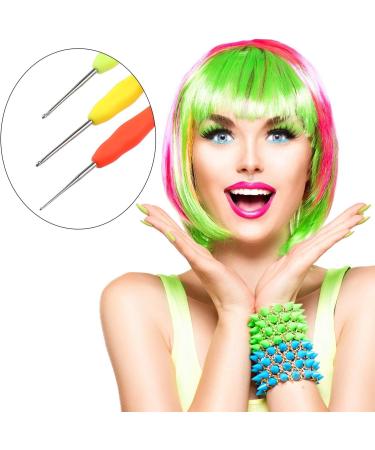 4-Piece Precision Metal Crochet Hooks Set with Soft Handles - 1mm, 1.25mm, 1.5mm, 1.75mm - 4 Colors - Buy Online on GoSupps.com