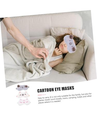Beaupretty 6 Pcs Plush Eye Masks | Furry Cartoon Sleep Masks & Blackout Eye Covers for Adults | Travel Cotton Eye Patches - Buy Online on GoSupps.com